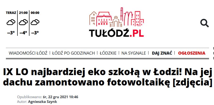 informacje z mediów